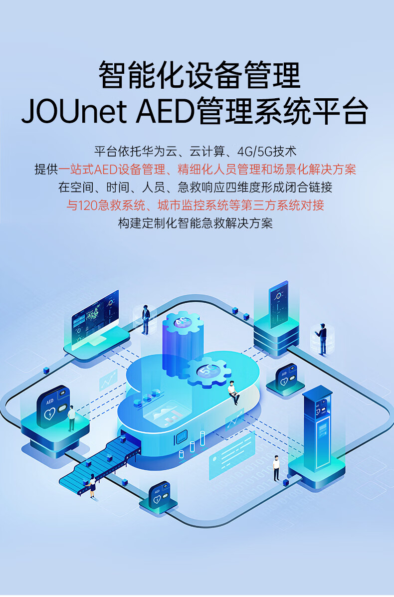 久心aed除颤仪学校公共场所急救半自动体外除颤器iAED-S2 【适用公共场所】S2PC 4G（有屏） 【标配】AED+上门培训