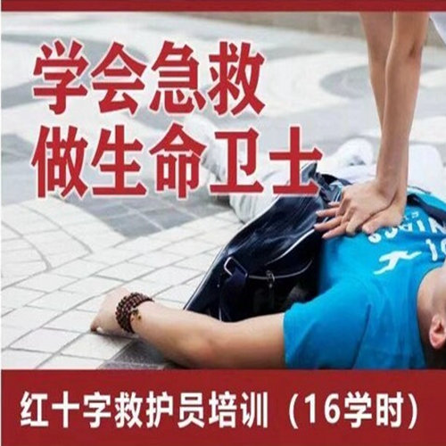 红十字救护员培训（16学时）4月12日至4月13日